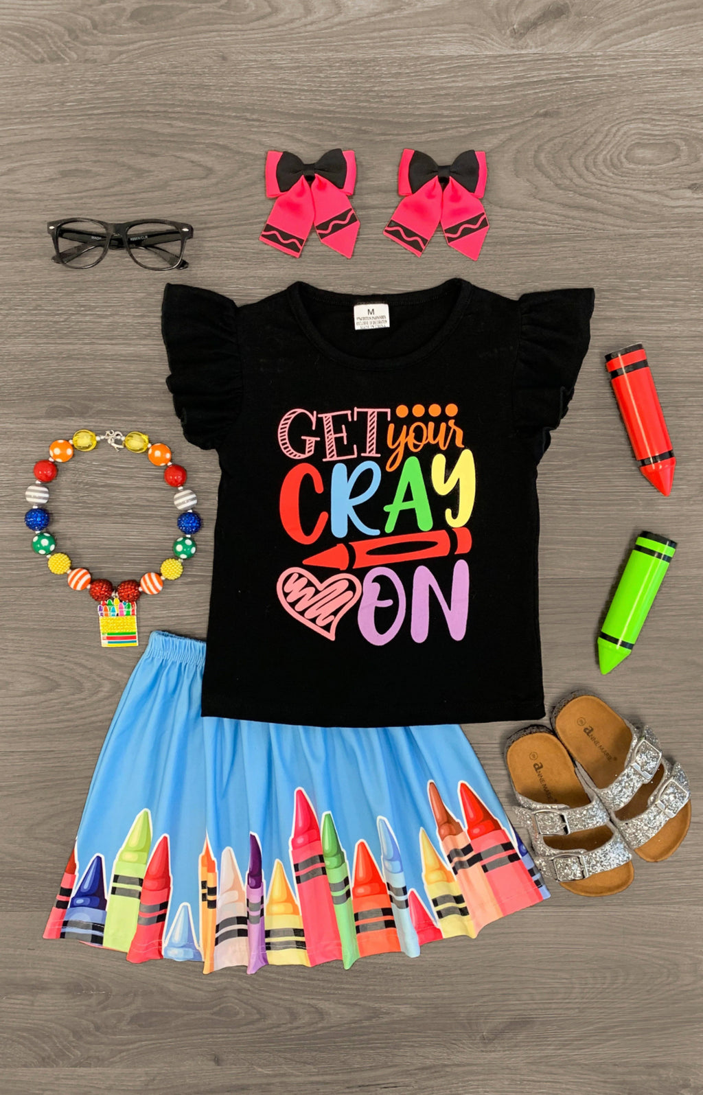 Get Your Cray On Skirt Set