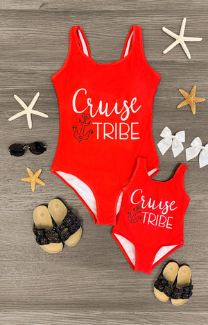 Mom & Me - "Cruise Tribe" One Piece Swimsuit