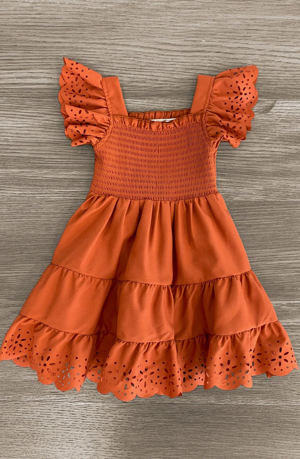 Mom & Me - Eyelet Ruffle Dress