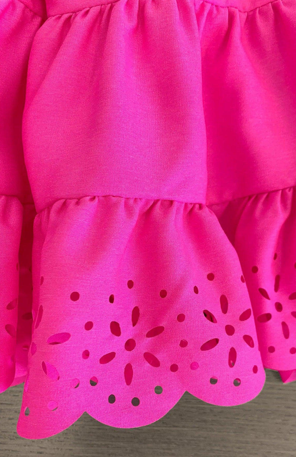 Mom & Me - Eyelet Ruffle Dress