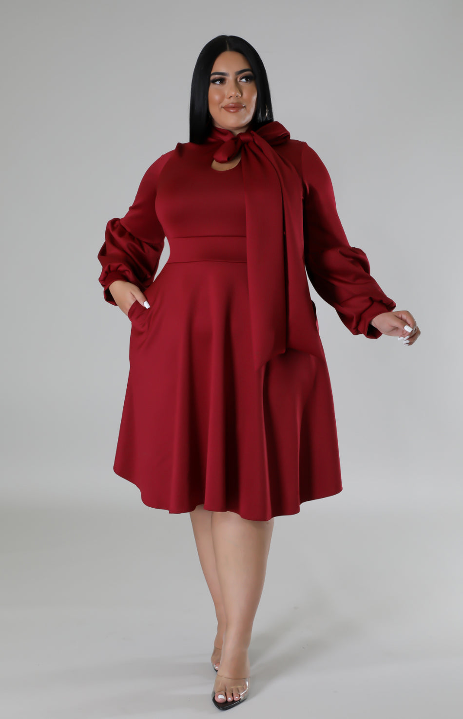 Blocked Hearts Dress