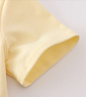 Yellow Whale Applique Boy Set