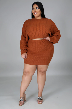 Too Little Too Late Skirt Set