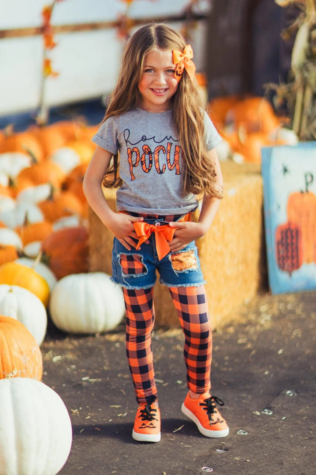 Hocus Pocus Legging & Denim Short Set