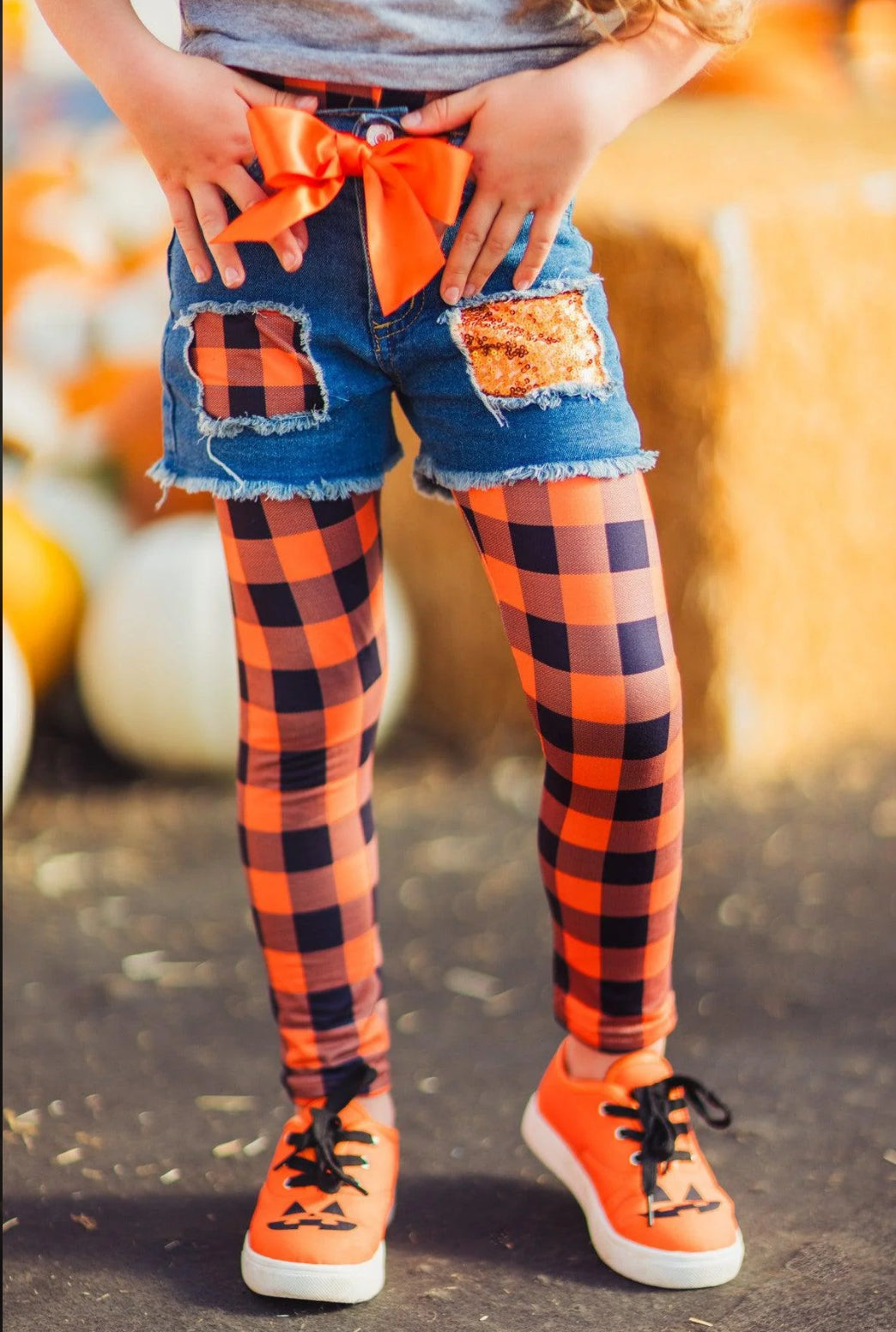 Hocus Pocus Legging & Denim Short Set