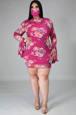 Flower Queen Dress Set