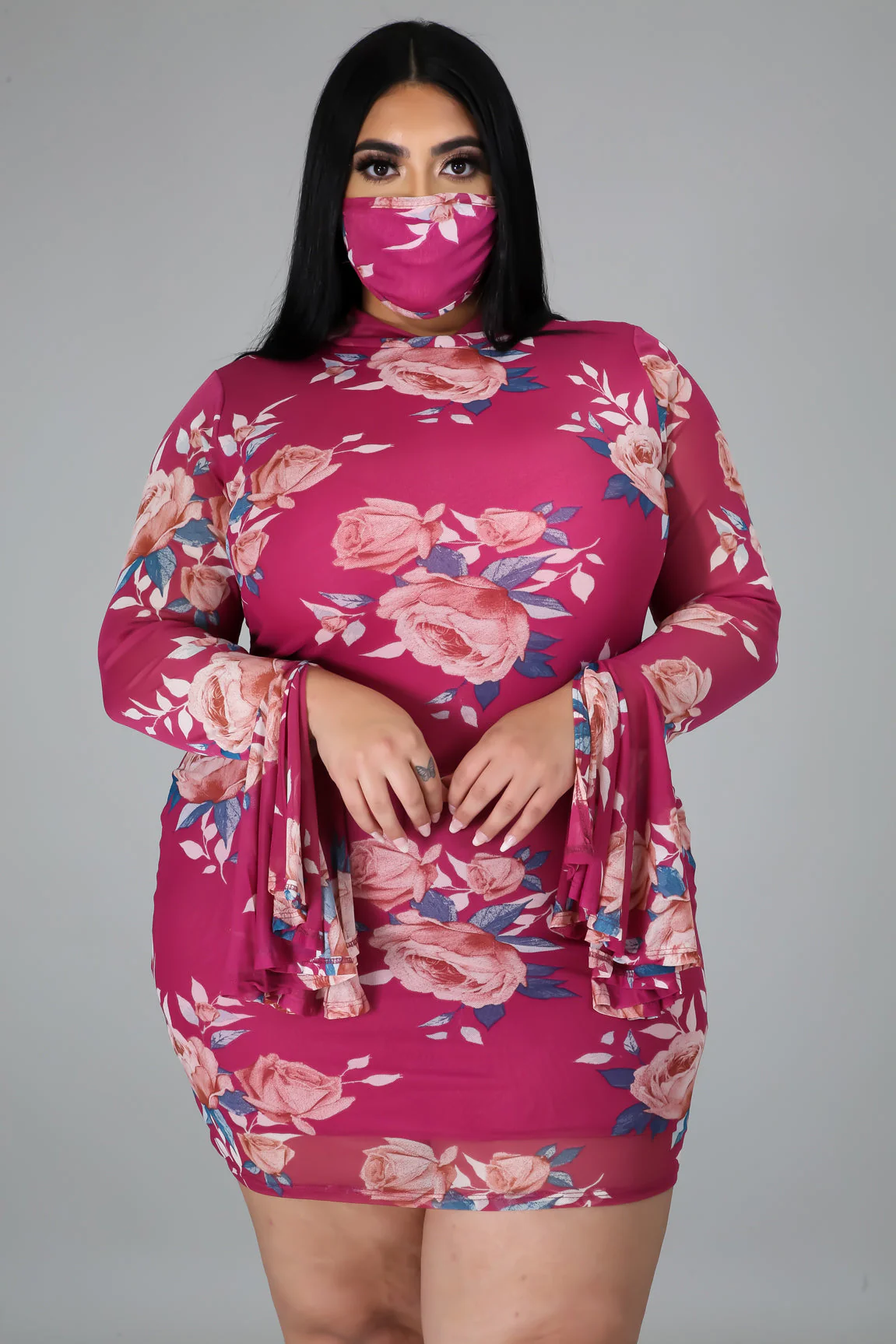 Flower Queen Dress Set