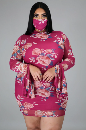 Flower Queen Dress Set