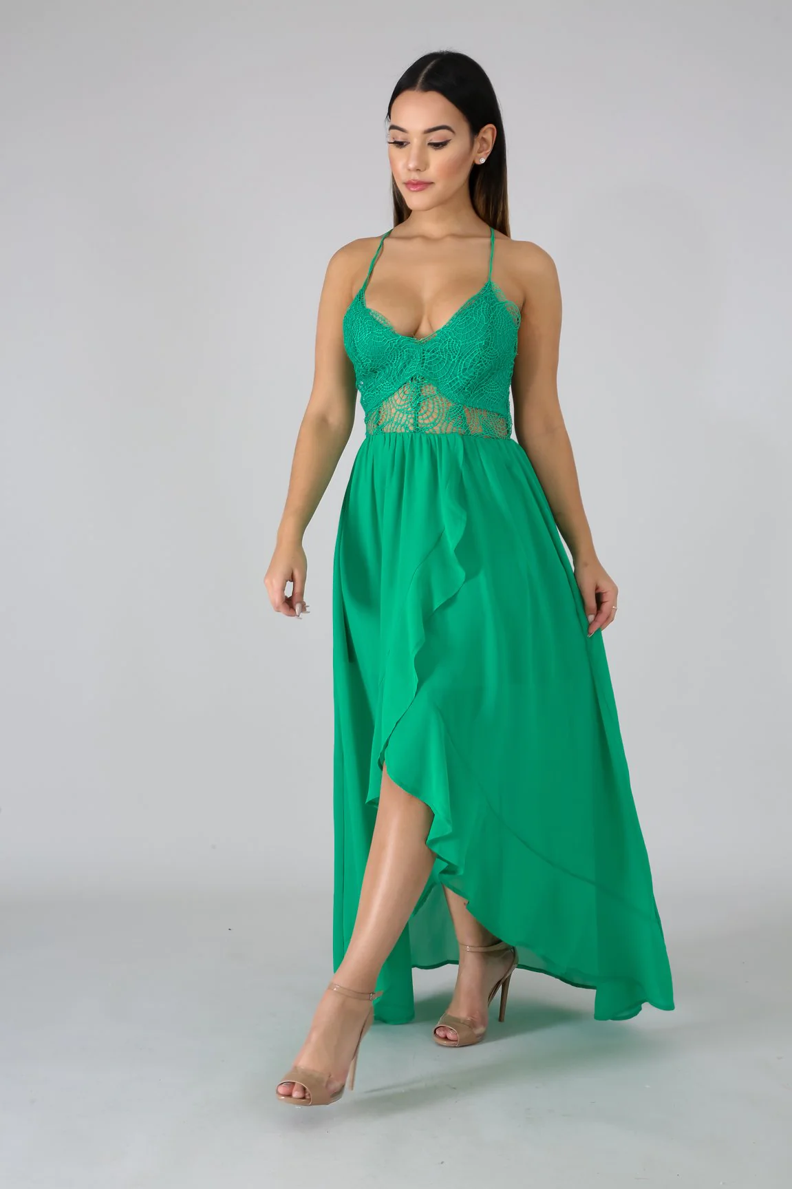 Simplicity Slit Maxi Dress