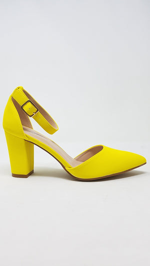 Sunny Yellow Heels