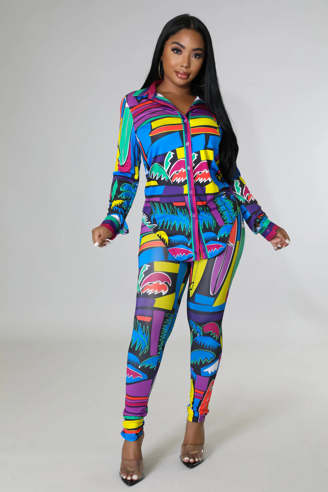 Tropical Girly Legging Set