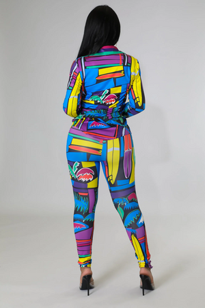 Tropical Girly Legging Set