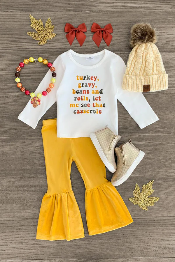 Let Me See That Casserole" Bell Bottom Set