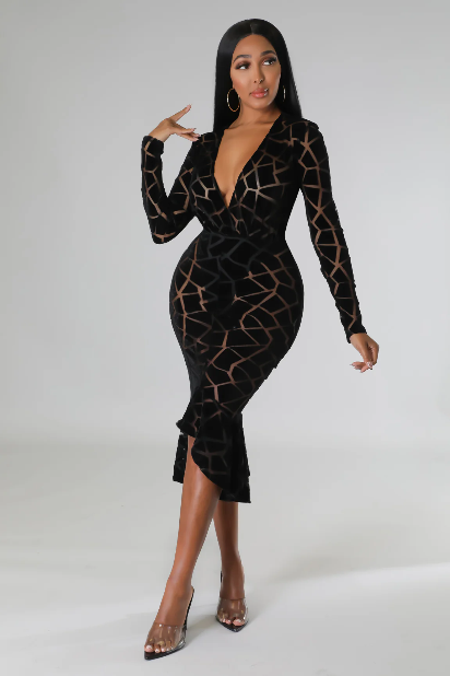Keep The Illusions Dress