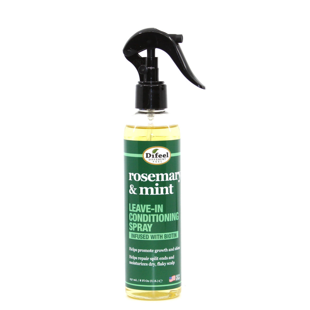 Difeel: Rosemary & Mint Leave-In Conditioning Spray - 8 FLOZ.