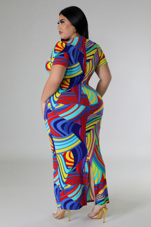 Rainbow Rapture Dress