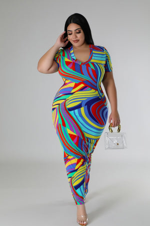 Rainbow Rapture Dress