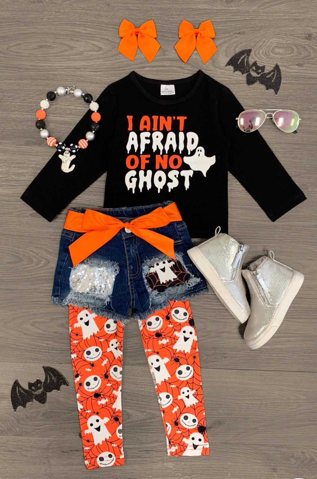 "I Ain't Afraid Of No Ghost" Legging & Short Set