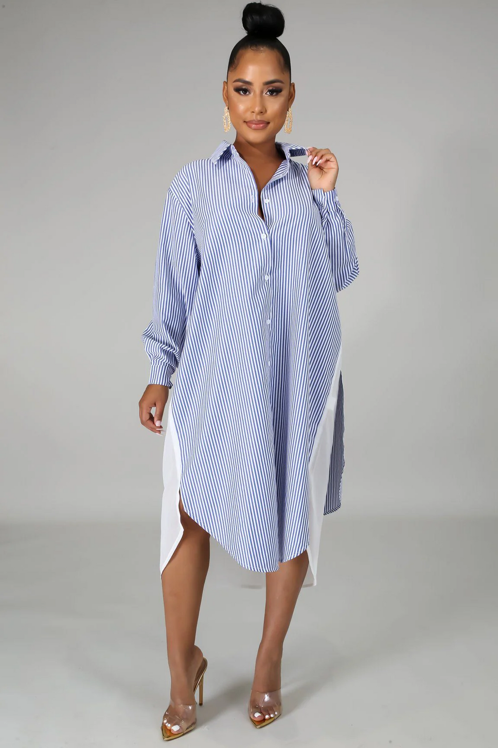 A Little Sheer Tunic Dress