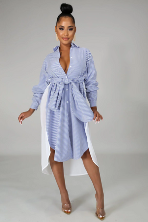 A Little Sheer Tunic Dress