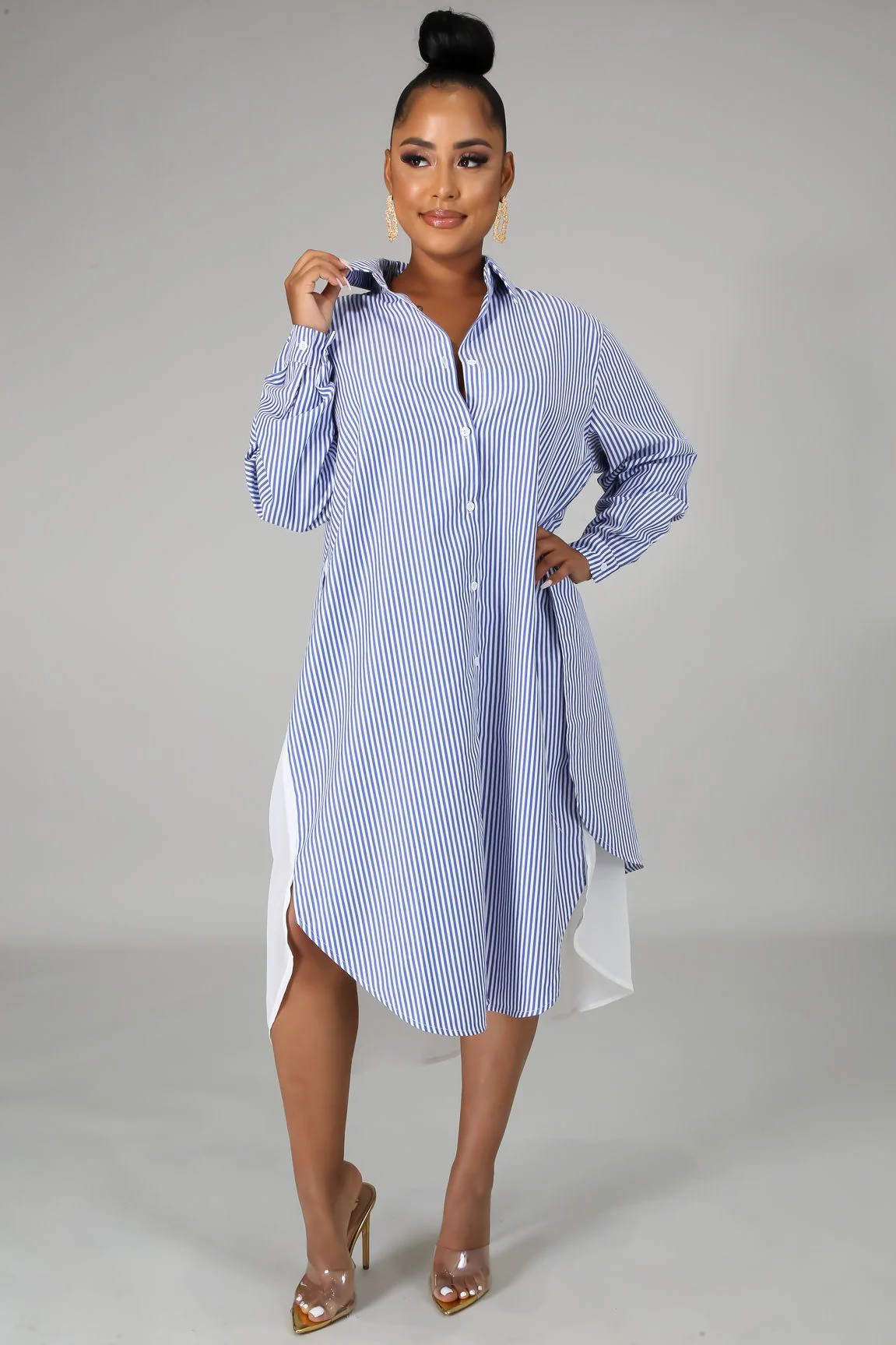 A Little Sheer Tunic Dress