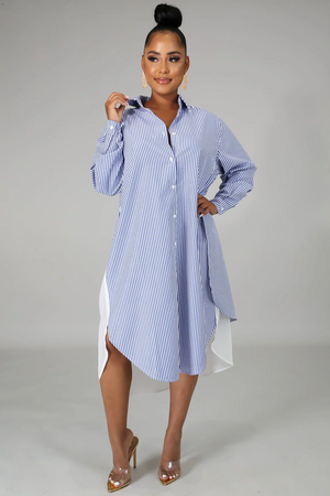A Little Sheer Tunic Dress