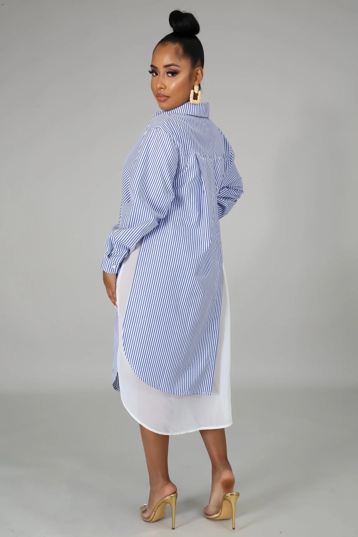 A Little Sheer Tunic Dress