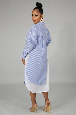 A Little Sheer Tunic Dress