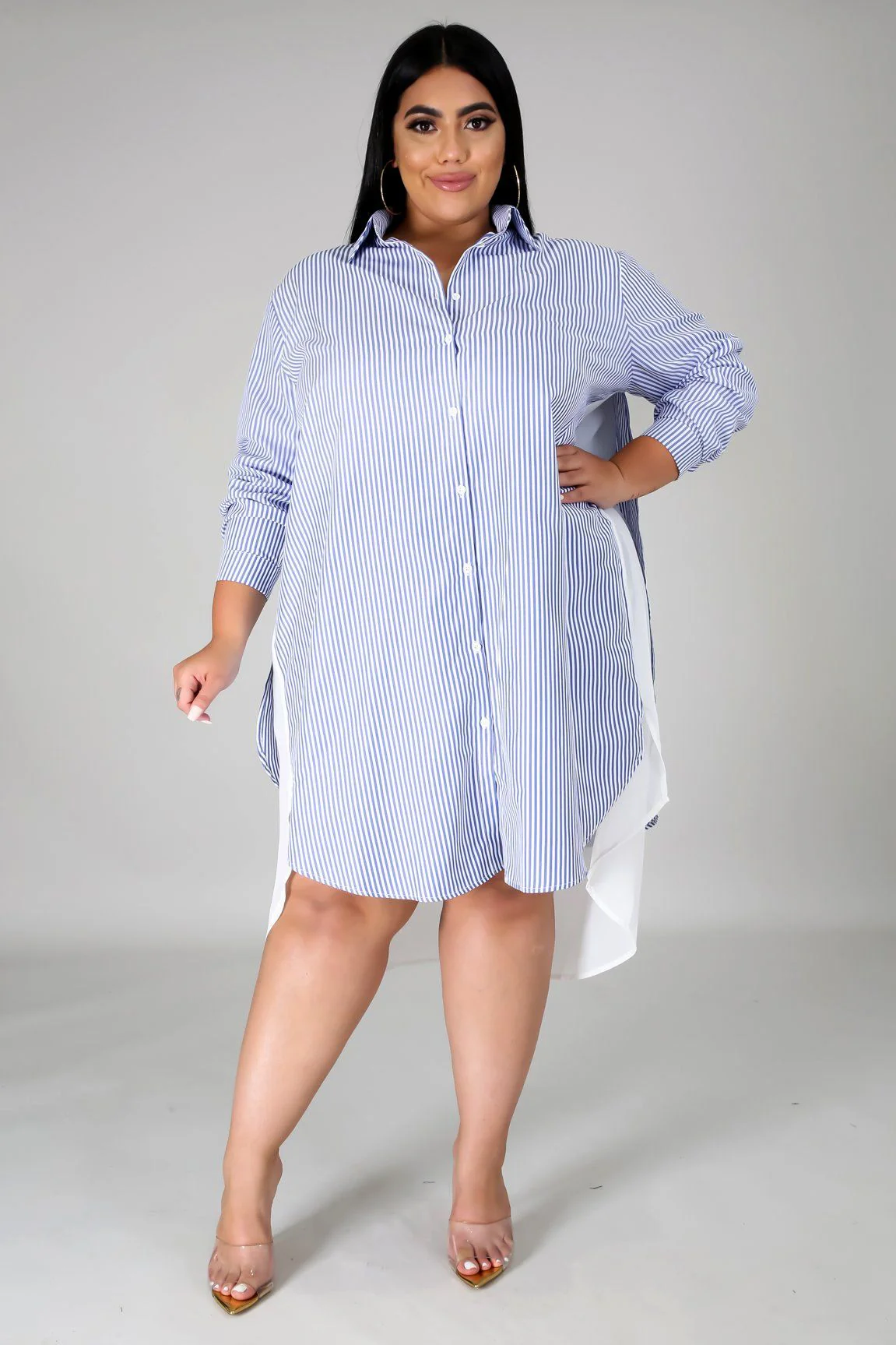 A Little Sheer Tunic Dress