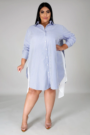 A Little Sheer Tunic Dress