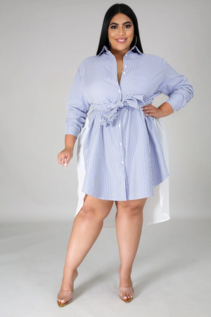 A Little Sheer Tunic Dress