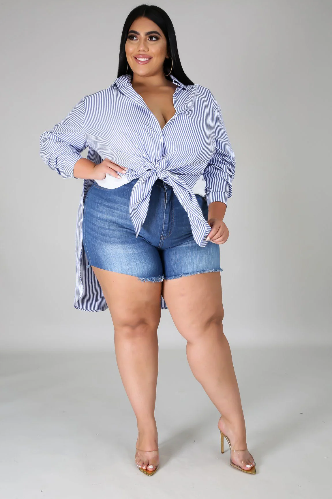 A Little Sheer Tunic Dress