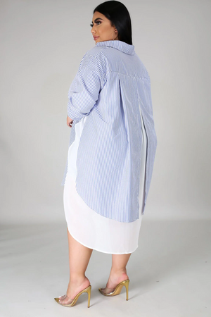 A Little Sheer Tunic Dress