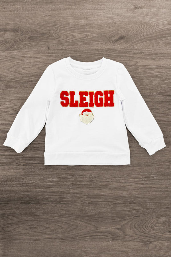 Sleigh" Red Sequin Skirt Set