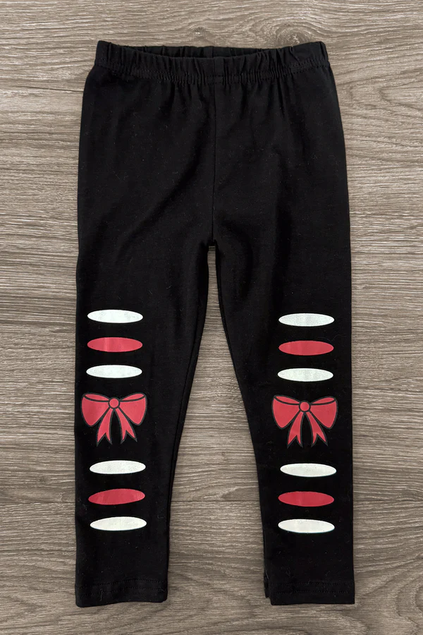 Bows Before Mistletoes" Legging Set