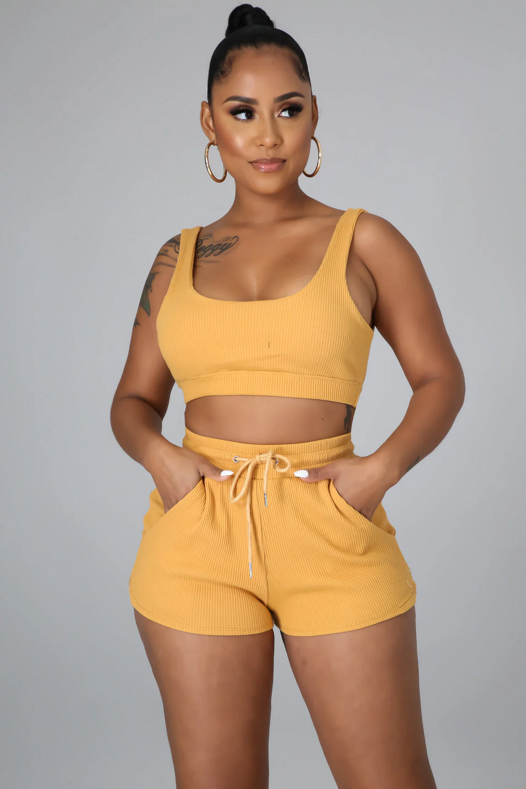 Casually Cute Boo Short Set