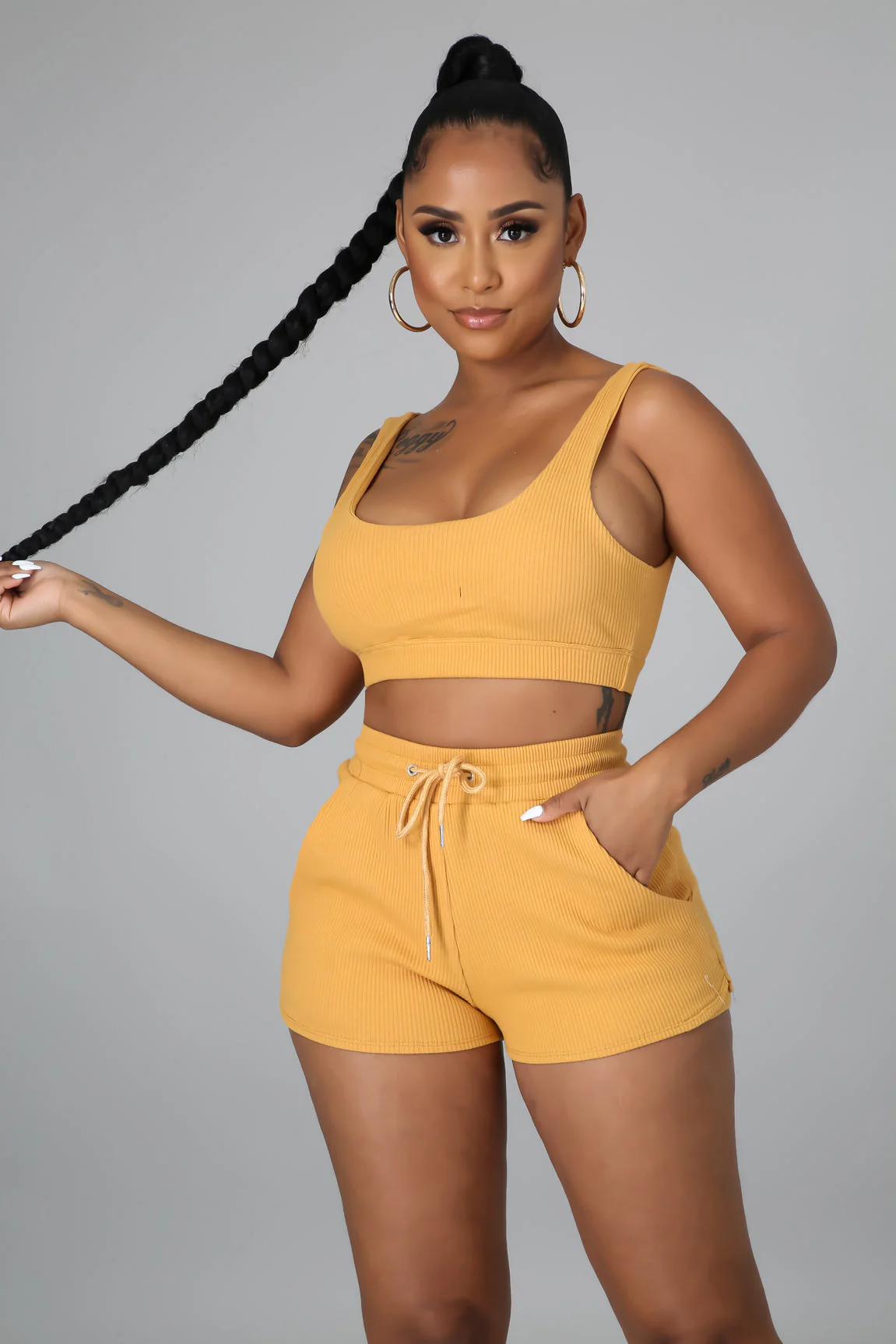 Casually Cute Boo Short Set