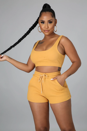 Casually Cute Boo Short Set
