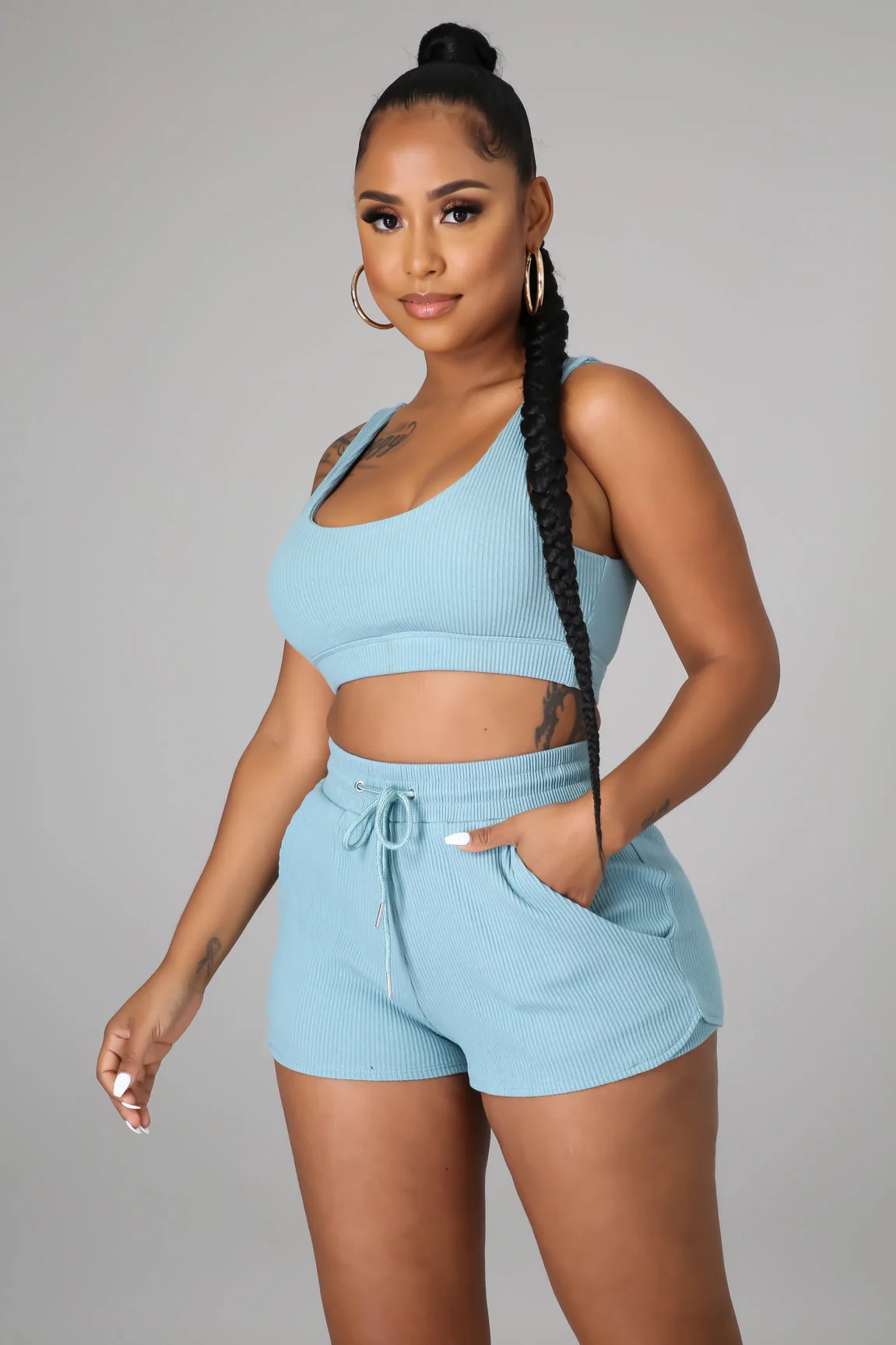 Casually Cute Boo Short Set
