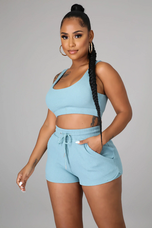 Casually Cute Boo Short Set