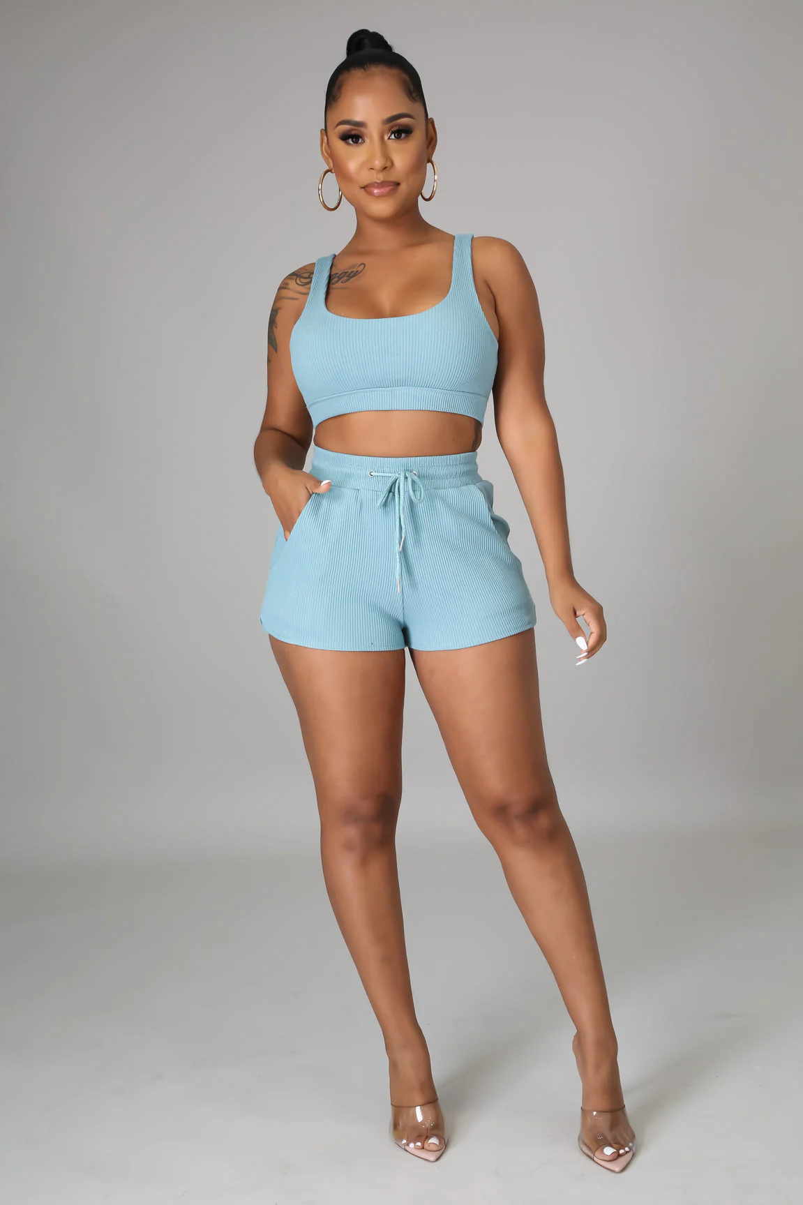 Casually Cute Boo Short Set