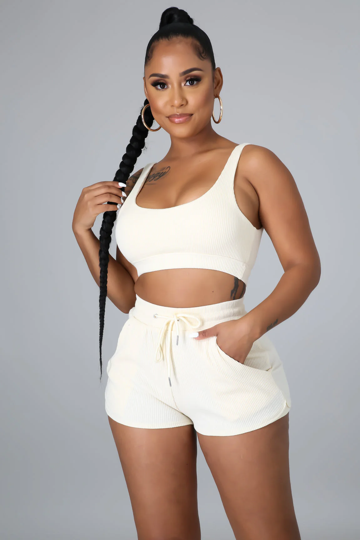 Casually Cute Boo Short Set