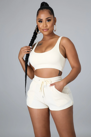 Casually Cute Boo Short Set