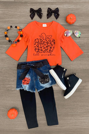 Hello Pumpkin Legging & Short Set