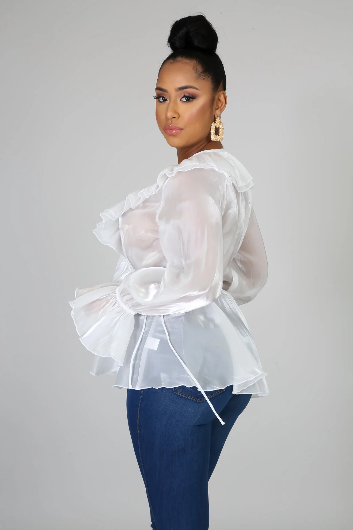 Chrystal Sheer Blouse
