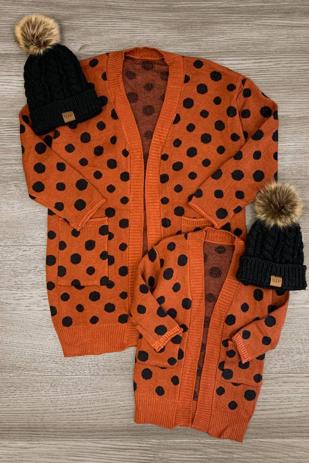 Mom & Me - Polka Dot Cardigan