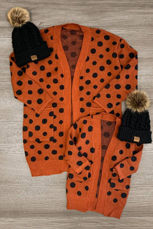 Mom & Me - Polka Dot Cardigan