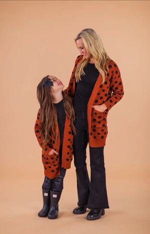 Mom & Me - Polka Dot Cardigan