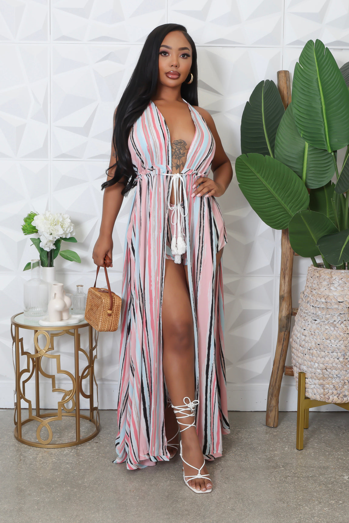 Aubrey Cover Up Short Set