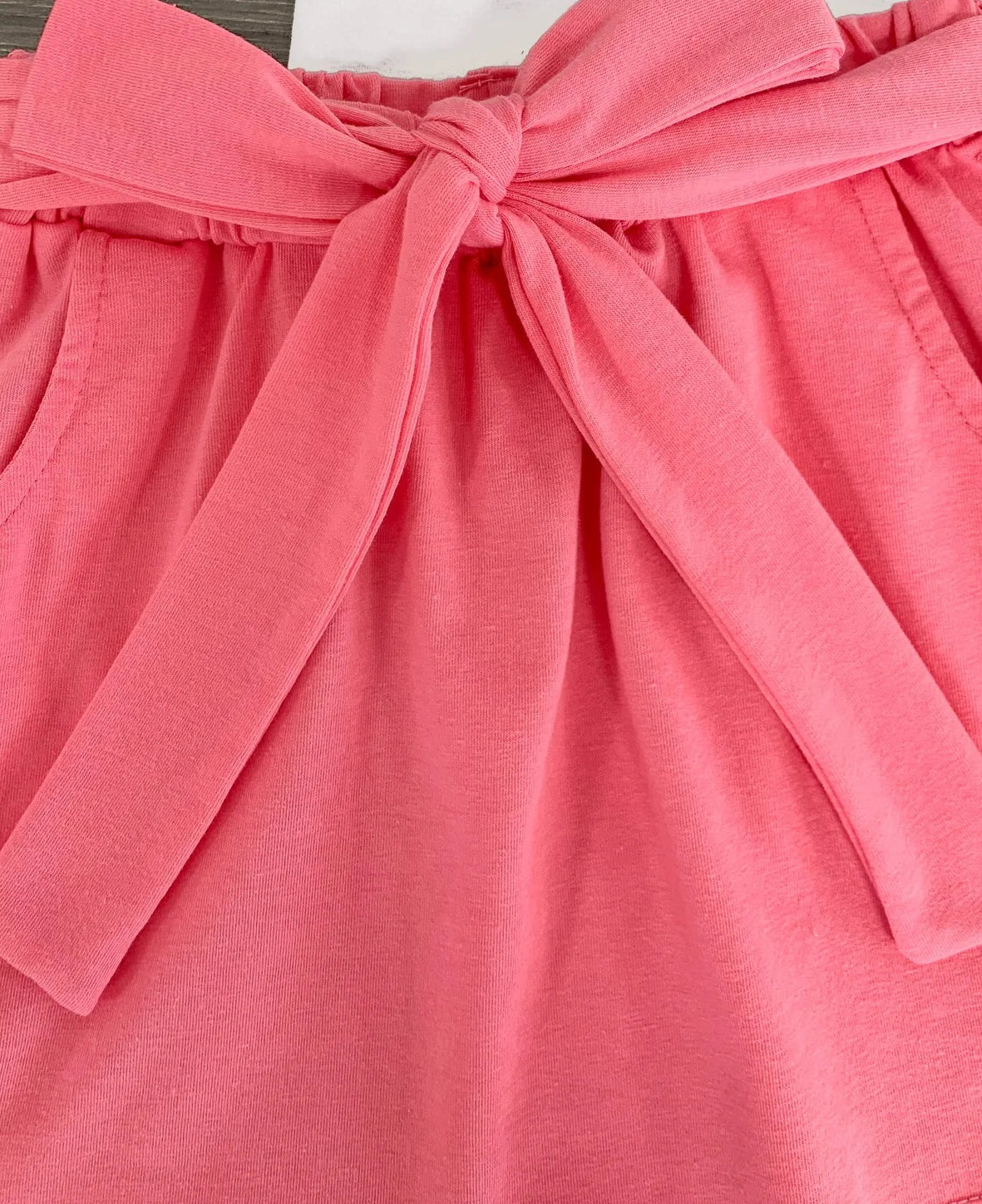 You Are Enough" White & Pink Skirt Set